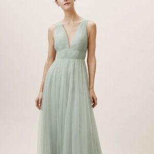 Jenny Yoo BHLDN Sarita Dress in Morning Mist Sz 4